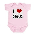thumbnail image 1 of CafePress - I Love Degus Infant Bodysuit - Baby Light Bodysuit, Size Newborn - 24 Months, 1 of 4
