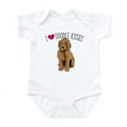 thumbnail image 1 of CafePress - I Love Doodle Kisses Baby Light Bodysuit - Baby Light Bodysuit, Size Newborn - 24 Months, 1 of 4