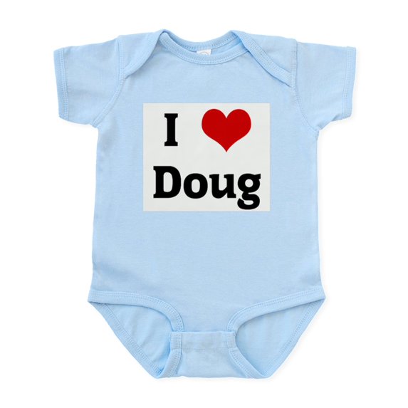 CafePress - I Love Doug Infant Bodysuit - Baby Light Bodysuit, Size Newborn - 24 Months