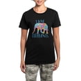 thumbnail image 1 of CafePress - I Love Elephants Women's Dark Pajamas - Women's Short Sleeve Print T-Shirt and Pants Dark Cotton Pajama Set, 1 of 7