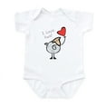 thumbnail image 1 of CafePress - I Love Ewe Infant Bodysuit - Baby Light Bodysuit, Size Newborn - 24 Months, 1 of 4
