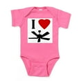 thumbnail image 1 of CafePress - I Love Fans Infant Bodysuit - Cute Infant Bodysuit Baby Romper - Size Newborn - 24 Months, 1 of 3