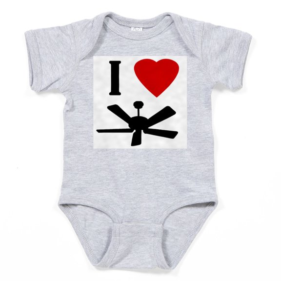 CafePress - I Love Fans Infant Bodysuit - Cute Infant Bodysuit Baby Romper - Size Newborn - 24 Months