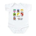 thumbnail image 1 of CafePress - I Love Farm Animals Infant Bodysuit - Baby Light Bodysuit, Size Newborn - 24 Months, 1 of 4
