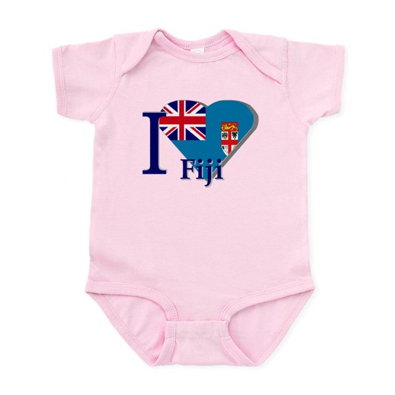 CafePress - I Love Fiji Infant Bodysuit - Baby Light Bodysuit, Size Newborn - 24 Months