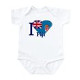 thumbnail image 1 of CafePress - I Love Fiji Infant Bodysuit - Baby Light Bodysuit, Size Newborn - 24 Months, 1 of 4