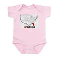 thumbnail image 1 of CafePress - I Love Florida Infant Bodysuit - Baby Light Bodysuit, Size Newborn - 24 Months, 1 of 4