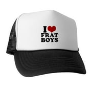 CafePress - I Love Frat Boys - Trucker Hat - Polyester Foam Front and Nylon Mesh Weave Back