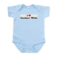 thumbnail image 1 of CafePress - I Love Gardner Webb Infant Bodysuit - Baby Light Bodysuit, Size Newborn - 24 Months, 1 of 4