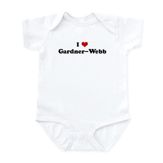 CafePress - I Love Gardner Webb Infant Bodysuit - Baby Light Bodysuit, Size Newborn - 24 Months