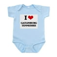 thumbnail image 1 of CafePress - I Love Gatlinburg Tennessee Body Suit - Baby Light Bodysuit, Size Newborn - 24 Months, 1 of 4
