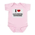 thumbnail image 1 of CafePress - I Love Gatlinburg Tennessee Body Suit - Baby Light Bodysuit, Size Newborn - 24 Months, 1 of 4