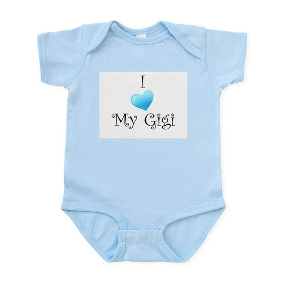 CafePress - I Love Gigi Infant Bodysuit - Baby Light Bodysuit, Size Newborn - 24 Months