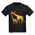 thumbnail image 1 of CafePress - I Love Giraffes Kids Light T Shirt - Dark T-Shirt Kids XS-XL, 1 of 4