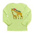 thumbnail image 1 of CafePress - I Love Giraffes Long Sleeve Infant T Shirt - Long Sleeve Infant T-Shirt, 1 of 2