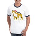 thumbnail image 1 of CafePress - I Love Giraffes Ringer T - 100% Cotton Ringed T-Shirt, 1 of 4