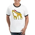 thumbnail image 1 of CafePress - I Love Giraffes Ringer T - 100% Cotton Ringed T-Shirt, 1 of 4