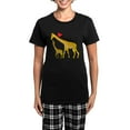 thumbnail image 1 of CafePress - I Love Giraffes Women's Dark Pajamas - Women's Short Sleeve Print T-Shirt and Pants Dark Cotton Pajama Set, 1 of 7