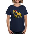 thumbnail image 1 of CafePress - I Love Giraffes Women's Dark T Shirt - Women's Traditional Fit Dark T-Shirt, 1 of 4