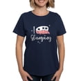 thumbnail image 1 of CafePress - I Love Glamping Women's Dark T Shirt - Women's Traditional Fit Dark T-Shirt, 1 of 4