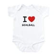 thumbnail image 1 of CafePress - I Love Goalball Infant Bodysuit - Baby Light Bodysuit, Size Newborn - 24 Months, 1 of 4