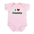 thumbnail image 1 of CafePress - I Love Grammy Infant Bodysuit - Baby Light Bodysuit, Size Newborn - 24 Months, 1 of 4