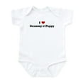 thumbnail image 1 of CafePress - I Love Grammy & Pappy Infant Bodysuit - Baby Light Bodysuit, Size Newborn - 24 Months, 1 of 4
