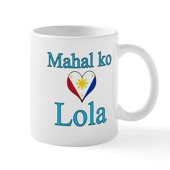 CafePress - I Love Grandma (Filipino) Mug - 11 oz Ceramic Mug - Novelty Coffee Tea Cup