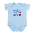 thumbnail image 1 of CafePress - I Love Grandma (Greek) Infant Bodysuit - Baby Light Bodysuit, Size Newborn - 24 Months, 1 of 4