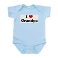 thumbnail image 1 of CafePress - I Love Grandpa Infant Bodysuit - Baby Light Bodysuit, Size Newborn - 24 Months, 1 of 4