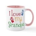 thumbnail image 1 of CafePress - I Love Grandpa Mugs - 11 oz Ceramic Mug - Novelty Coffee Tea Cup, 1 of 4
