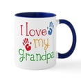 thumbnail image 1 of CafePress - I Love Grandpa Mugs - 11 oz Ceramic Mug - Novelty Coffee Tea Cup, 1 of 4