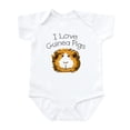 thumbnail image 1 of CafePress - I Love Guinea Pigs Infant Creeper - Baby Light Bodysuit, Size Newborn - 24 Months, 1 of 4