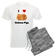 thumbnail image 1 of CafePress - I Love Guinea Pigs Men's Light Pajamas - Men's Light Loose Fit Cotton Pajama Set, 1 of 7