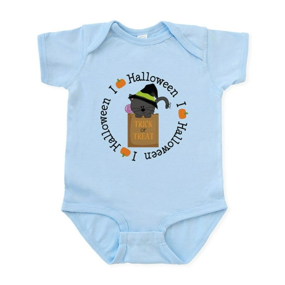 CafePress - I Love Halloween Infant Bodysuit - Baby Light Bodysuit, Size Newborn - 24 Months
