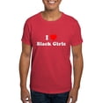 thumbnail image 1 of CafePress - I Love [Heart] Black Girls Dark T Shirt - Men's Classic Graphic Cotton T-Shirt, 1 of 4