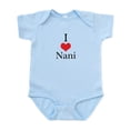 thumbnail image 1 of CafePress - I Love (Heart) Nani Infant Bodysuit - Baby Light Bodysuit, Size Newborn - 24 Months, 1 of 4