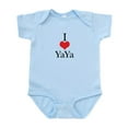 thumbnail image 1 of CafePress - I Love (Heart) Yaya Baby Onesie - Baby Light Bodysuit, Size Newborn - 24 Months, 1 of 4