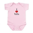 thumbnail image 1 of CafePress - I Love (Heart) Yaya Baby Onesie - Baby Light Bodysuit, Size Newborn - 24 Months, 1 of 4