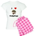 thumbnail image 1 of CafePress - I Love Hedgehogs Women's Light Pajamas - Women's Short Sleeve Print T-Shirt and Pants Light Cotton Pajama Set, 1 of 7