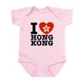 thumbnail image 1 of CafePress - I Love Hong Kong Infant Bodysuit - Baby Light Bodysuit, Size Newborn - 24 Months, 1 of 4