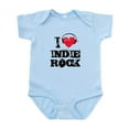 thumbnail image 1 of CafePress - I Love Indie Rock Infant Bodysuit - Baby Light Bodysuit, Size Newborn - 24 Months, 1 of 4
