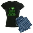 thumbnail image 1 of CafePress - I Love Irish Soda Bread Women's Dark Pajamas - Women's Short Sleeve Print T-Shirt and Pants Dark Cotton Pajama Set, 1 of 7