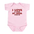 thumbnail image 1 of CafePress - I Love It When My Nana Spoils Me Body Suit - Baby Light Bodysuit, Size Newborn - 24 Months, 1 of 4