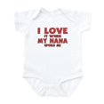 thumbnail image 1 of CafePress - I Love It When My Nana Spoils Me Body Suit - Baby Light Bodysuit, 1 of 4