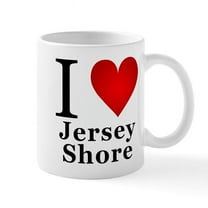 CafePress - I Love Jersey Shore Mug - 11 oz Ceramic Mug - Novelty Coffee Tea Cup