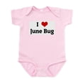 thumbnail image 1 of CafePress - I Love June Bug Infant Bodysuit - Baby Light Bodysuit, Size Newborn - 24 Months, 1 of 4