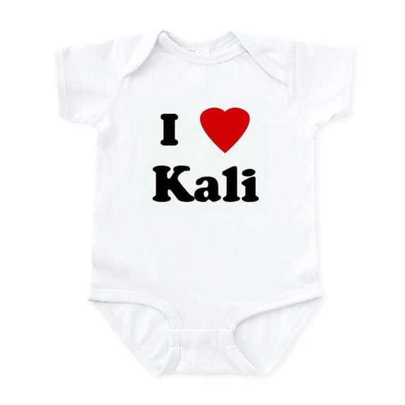 CafePress - I Love Kali Infant Bodysuit - Baby Light Bodysuit, Size Newborn - 24 Months