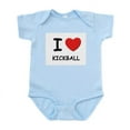 thumbnail image 1 of CafePress - I Love Kickball Infant Bodysuit - Baby Light Bodysuit, Size Newborn - 24 Months, 1 of 4