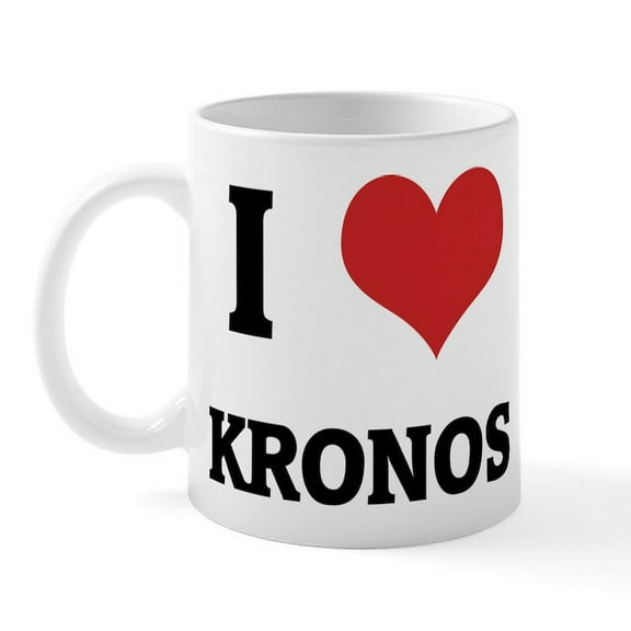 CafePress - I Love Kronos Mug - 11 oz Ceramic Mug - Novelty Coffee Tea Cup